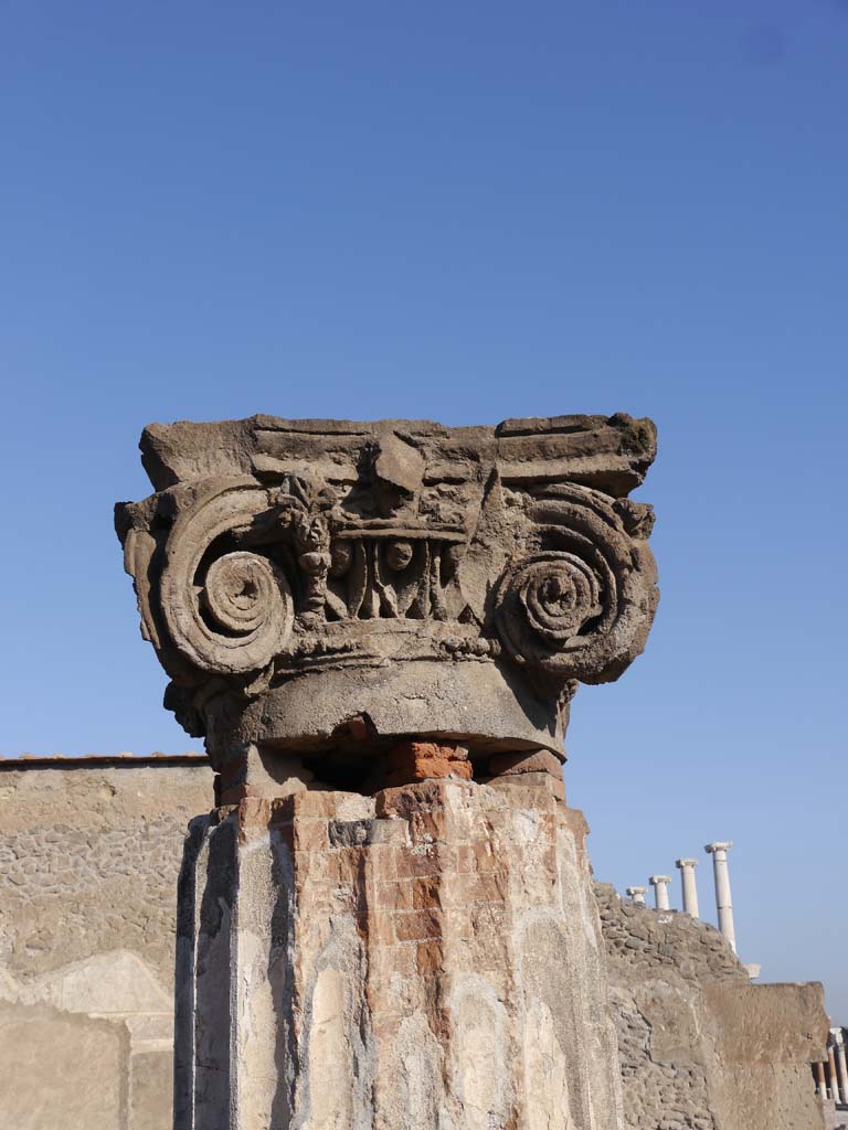 VIII.1.1, Pompeii. March 2019. Capital in Basilica, looking north.
Foto Anne Kleineberg, ERC Grant 681269 DÉCOR.
