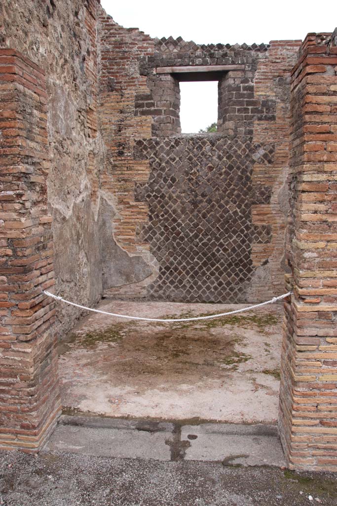 VIII.2.14 Pompeii. October 2020. Doorway to room on north side of entrance corridor. Looking east.
Photo courtesy of Klaus Heese. 
