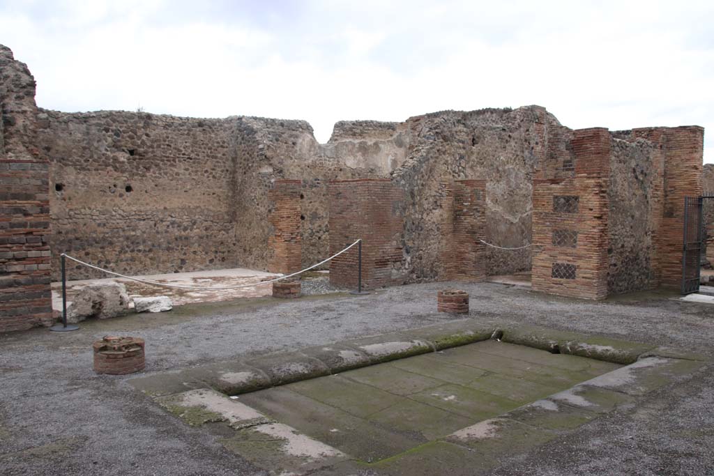VIII.2.14 Pompeii. October 2020. Looking north-east across atrium. Photo courtesy of Klaus Heese.