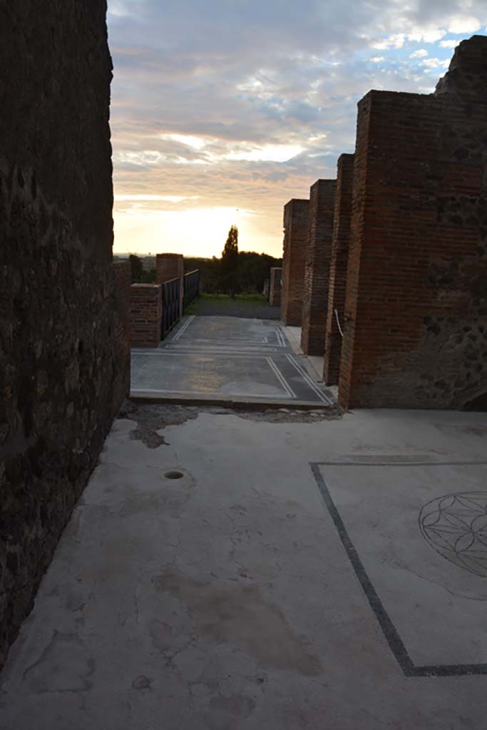 VIII.2.16 Pompeii. May 2017. Looking west across north portico, from triclinium in north-west corner of atrium.   Photo courtesy of Buzz Ferebee.
