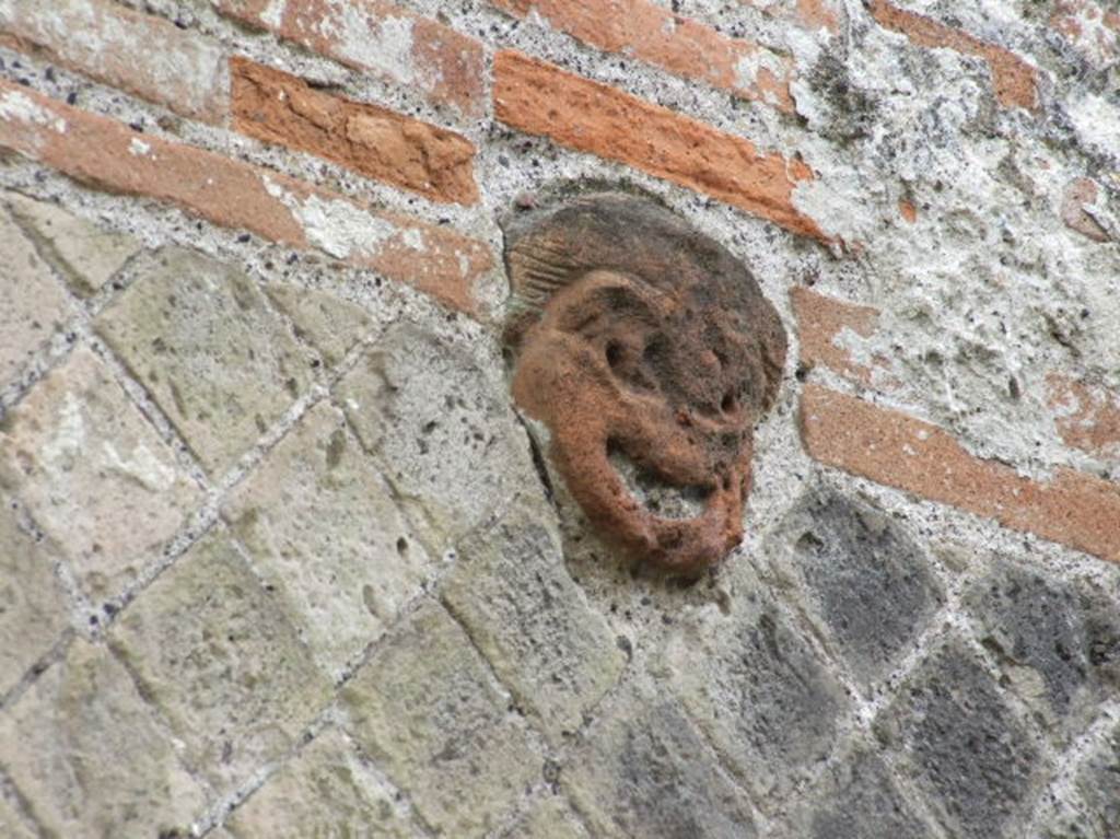 VIII.2.30 Pompeii. December 2006. Mask on front wall.