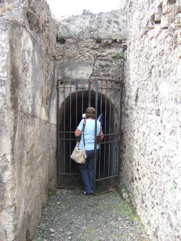 VIII.2.32 Pompeii. May 2006. Entrance to terrace and lower levels of VIII.2.34.