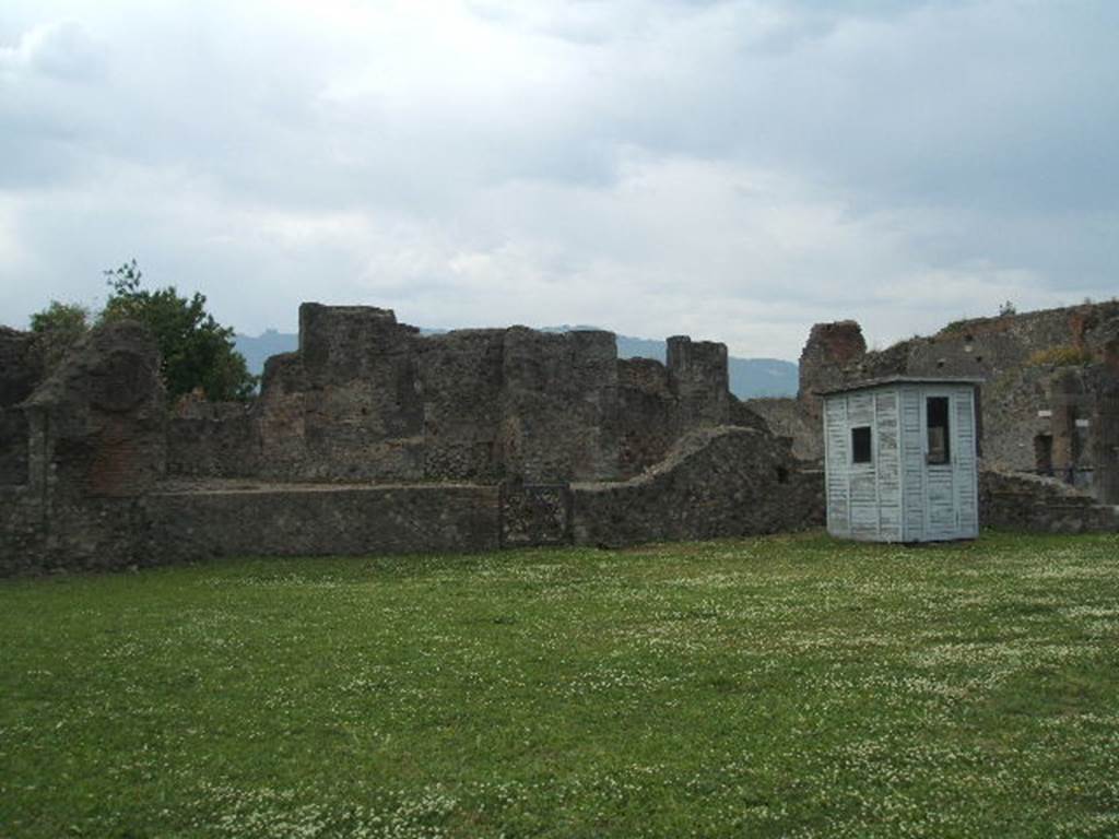 VIII.3.1 Pompeii. December 2006. Looking towards south-west corner, from entrance.