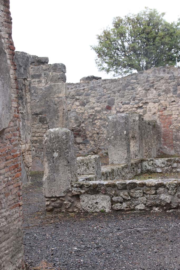 VIII.3.14 Pompeii. October 2020. Looking west across south side of atrium. Photo courtesy of Klaus Heese.

