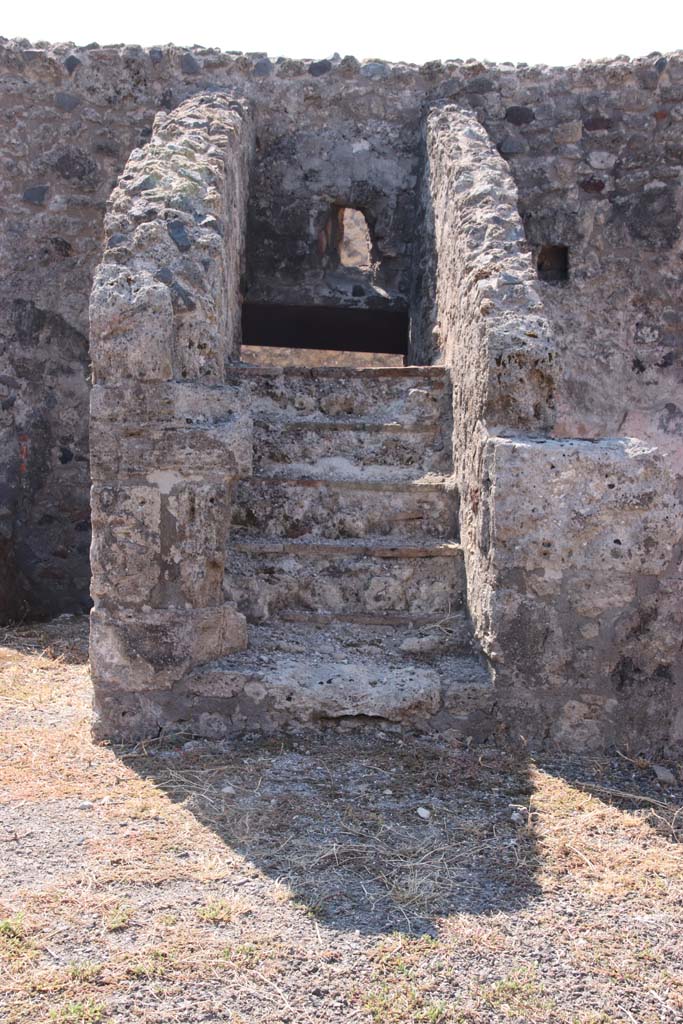 VIII.3.18 Pompeii. September 2021. Steps to upper floor. Photo courtesy of Klaus Heese.