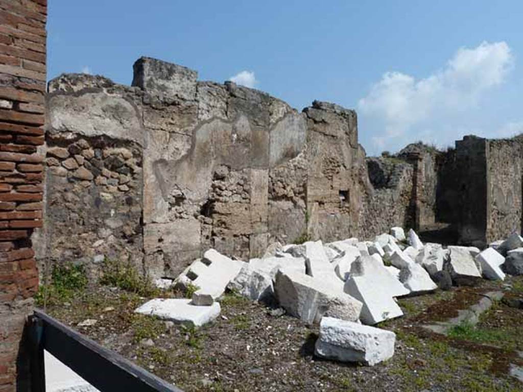 VIII.3.31 Pompeii. May 2010. North side of atrium.