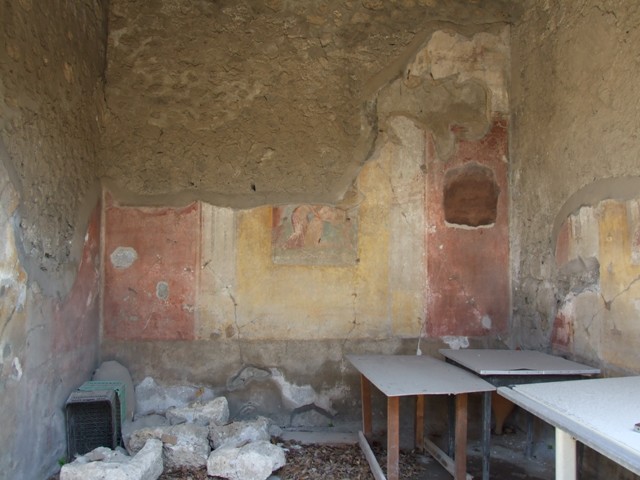 VIII.4.4 Pompeii. March 2009. Room 4, east wall of ala.