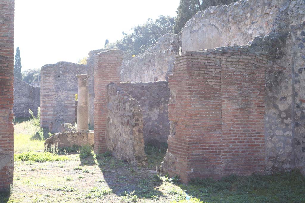 VIII.4.12, Pompeii. December 2018. 
Looking towards room on west side of tablinum, which may have been a kitchen according to Boyce. Photo courtesy of Aude Durand.


