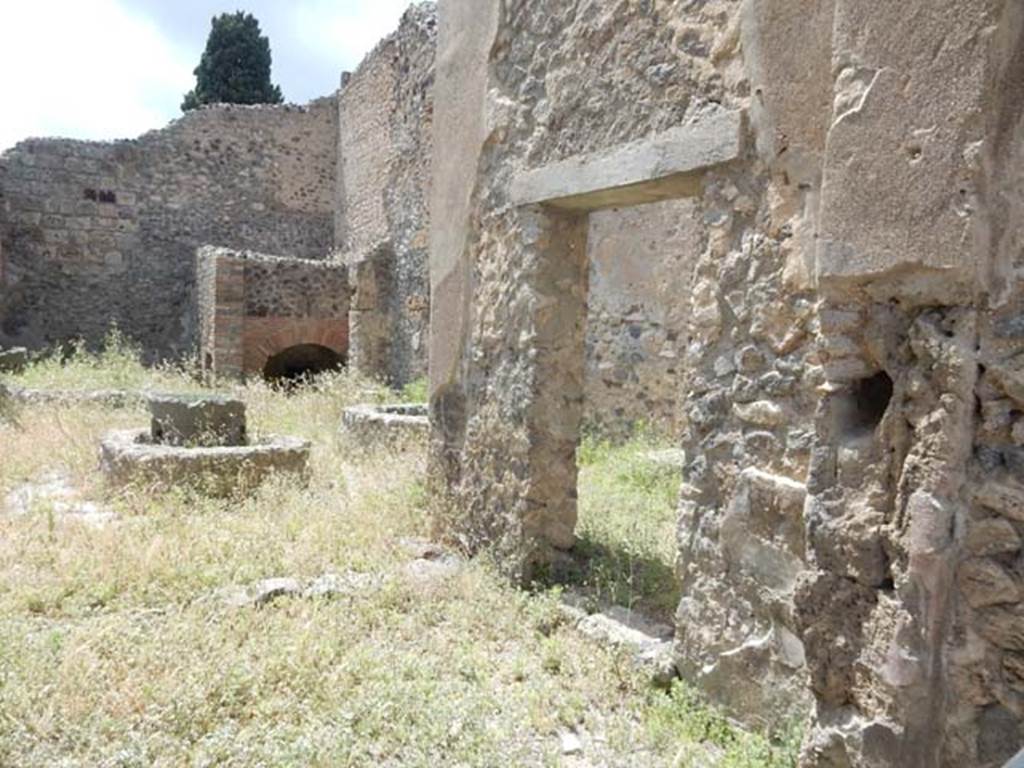 VIII.4.27 Pompeii. May 2017. Looking north-west from entrance. Photo courtesy of Buzz Ferebee.
