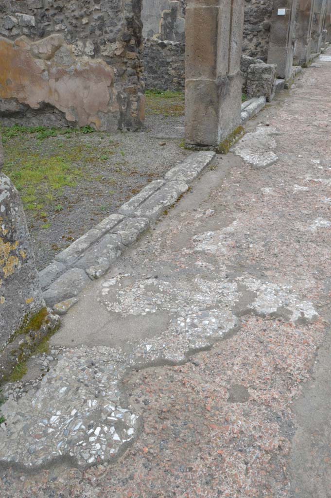 VIII.5.7 Pompeii. March 2019. Looking west with detail of pavement.
Foto Taylor Lauritsen, ERC Grant 681269 DÉCOR
