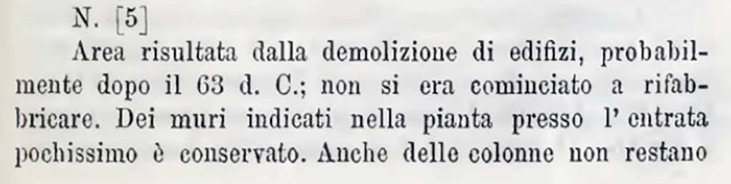 See Bullettino dell’Instituto di Corrispondenza Archeologica (DAIR), 1884, (p.135)