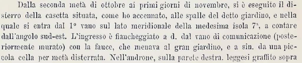 Notizie degli Scavi, September/October/November 1884, p.396.