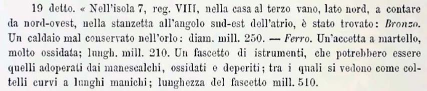 Sogliano, Notizie degli Scavi, January (1883), p.53;