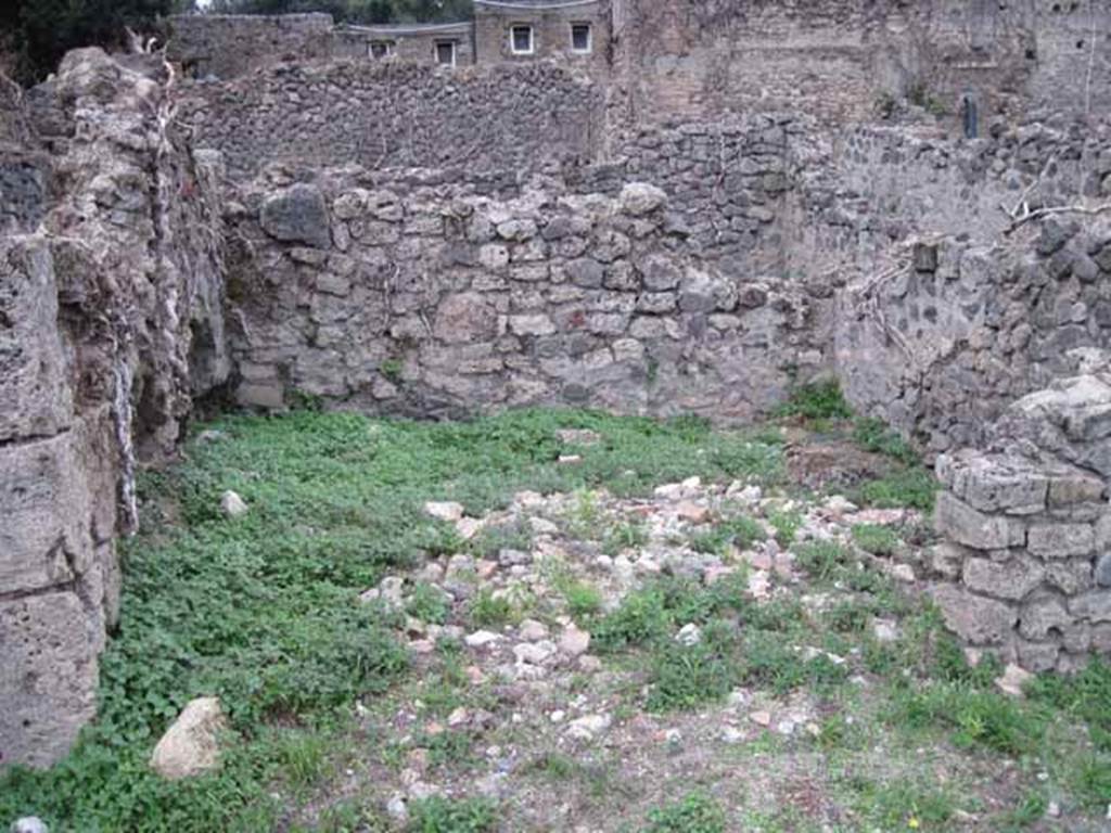 VIII.7.8 Pompeii. September 2010.  Looking west into tablinum (or used as triclinium). Photo courtesy of Drew Baker.
