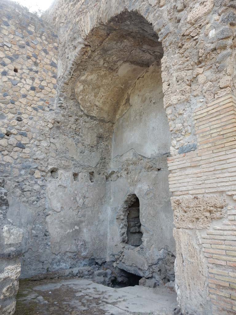 VIII.7.16 Pompeii. June 2019. Latrine in north-west corner. Photo courtesy of Buzz Ferebee.