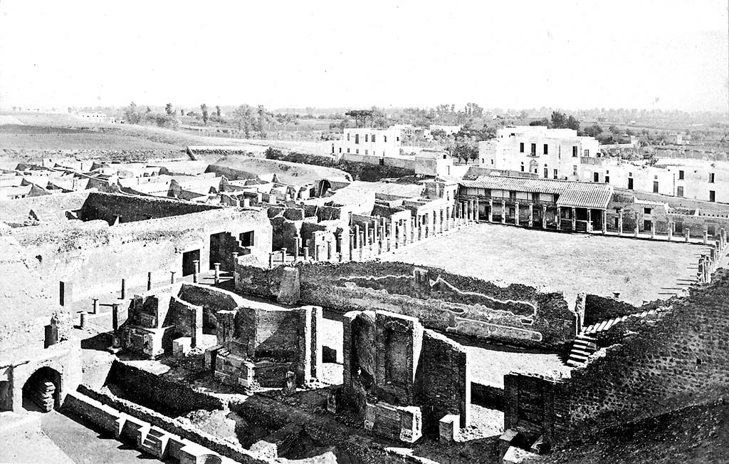 VIII.7.16 Pompeii. 1870. Looking south-east. Photo courtesy of Rick Bauer.