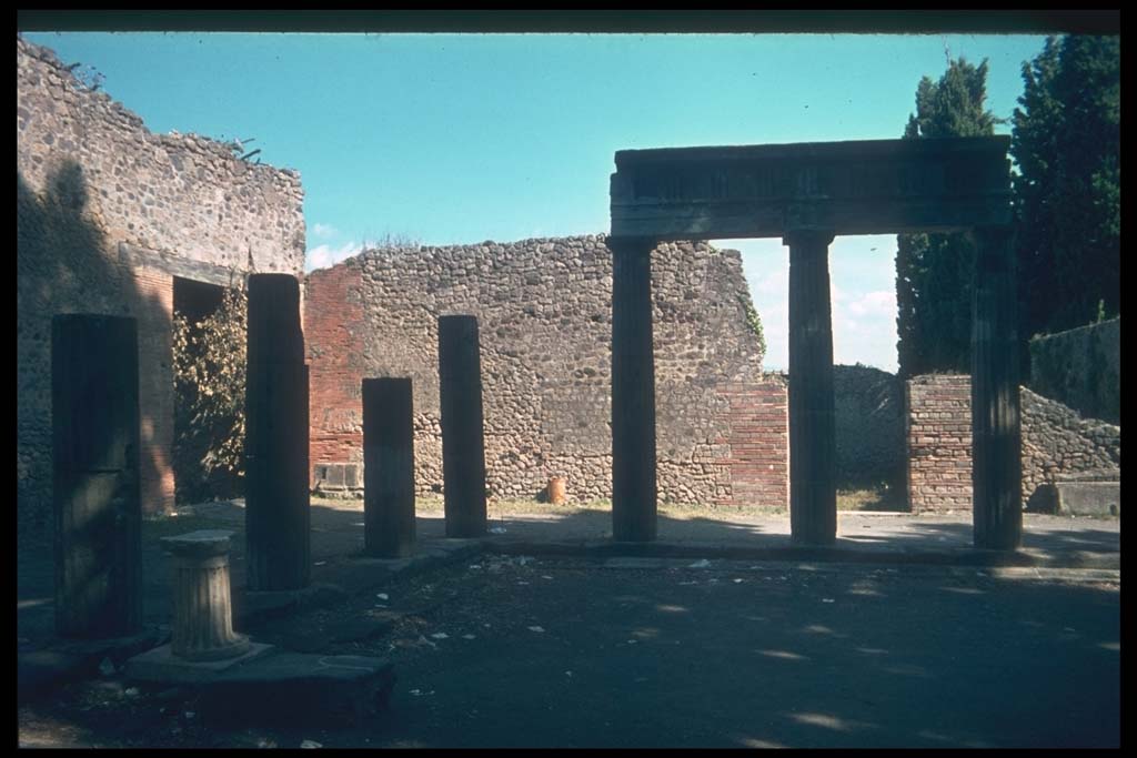VIII.7.30 Pompeii. Looking east at north end of Triangular Forum. 
Photographed 1970-79 by Günther Einhorn, picture courtesy of his son Ralf Einhorn.
