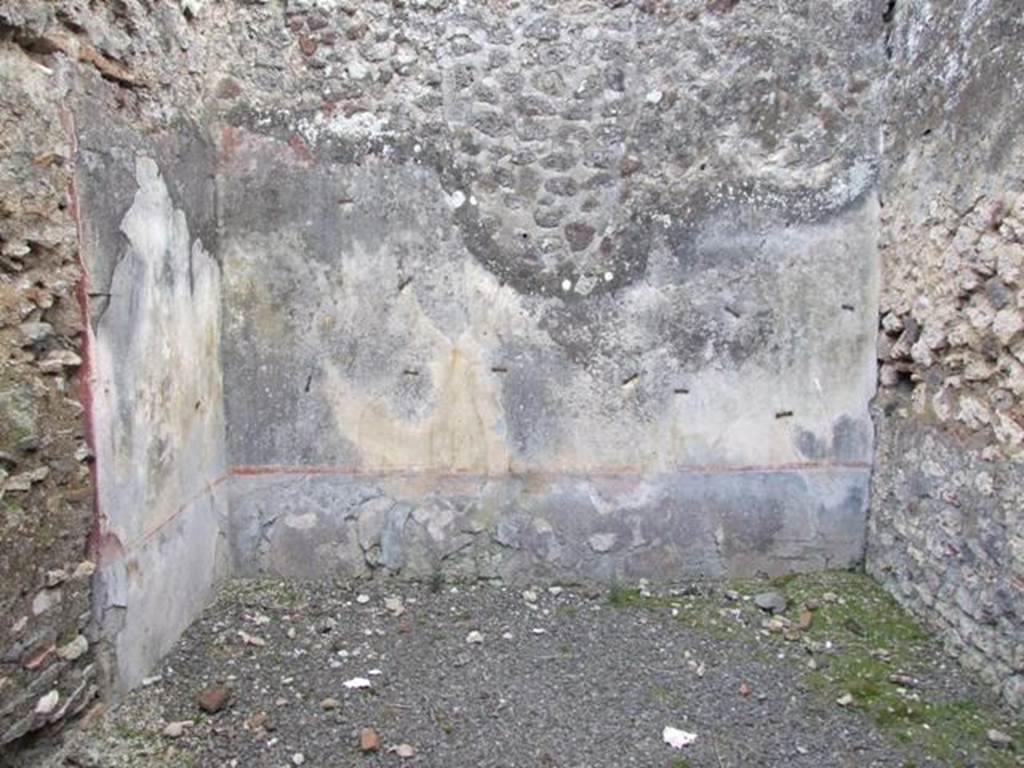 IX.2.23 Pompeii. March 2009. South wall of rear room.  