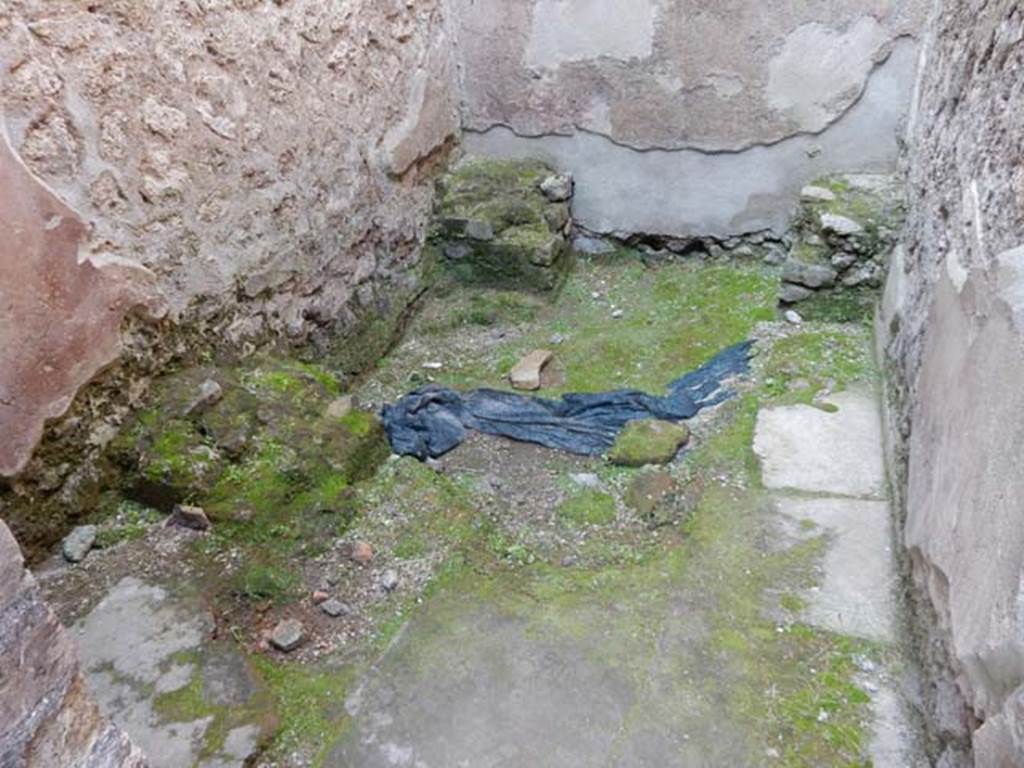 IX.3.5 Pompeii. May 2015. Room 8, looking west into latrine. Photo courtesy of Buzz Ferebee. 