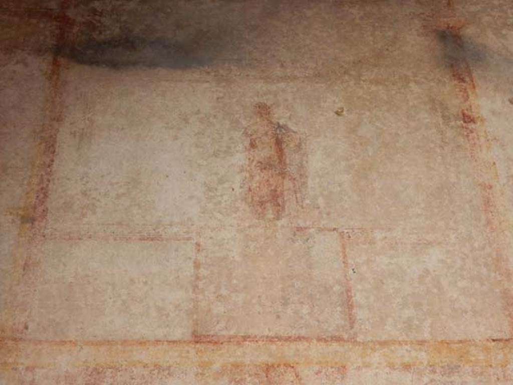 IX.3.5 Pompeii. May 2015. Room 15, figure from upper centre of east wall. 
Photo courtesy of Buzz Ferebee.
