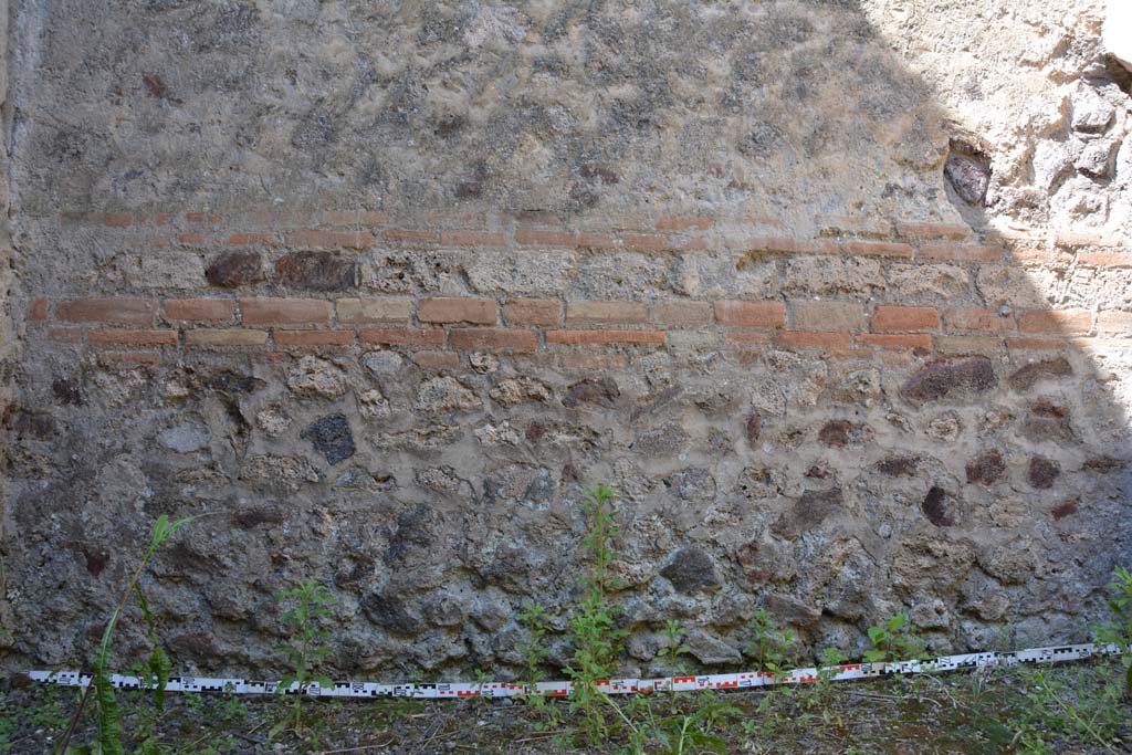IX.5.2 Pompeii. May 2017. Room n, detail of lower west wall.
Foto Christian Beck, ERC Grant 681269 DCOR.

