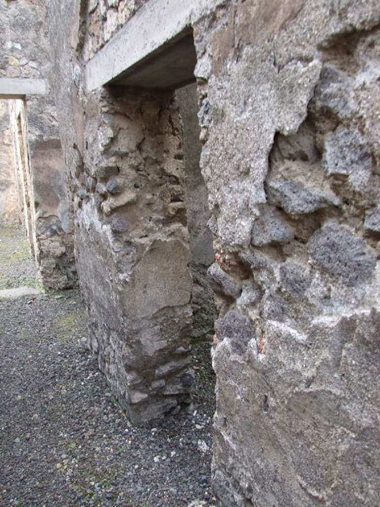 IX.5.2 Pompeii. December 2007. Doorway to room 12.