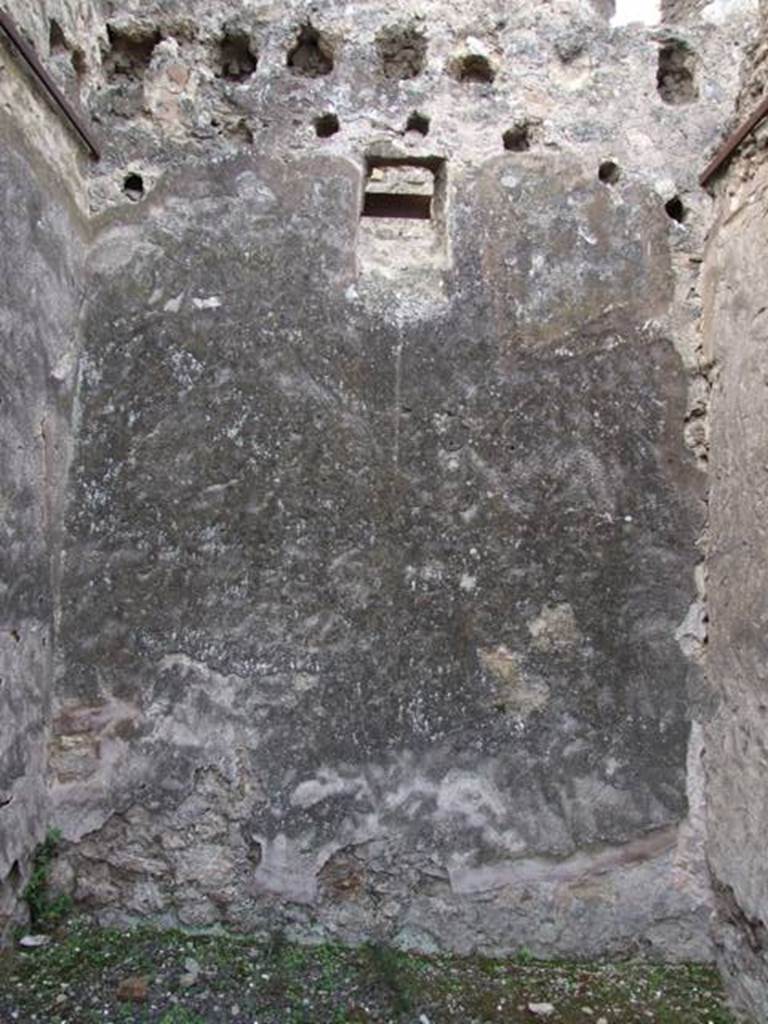 IX.5.2 Pompeii. December 2007. Room 15, west wall of room with possible vaulted ceiling?