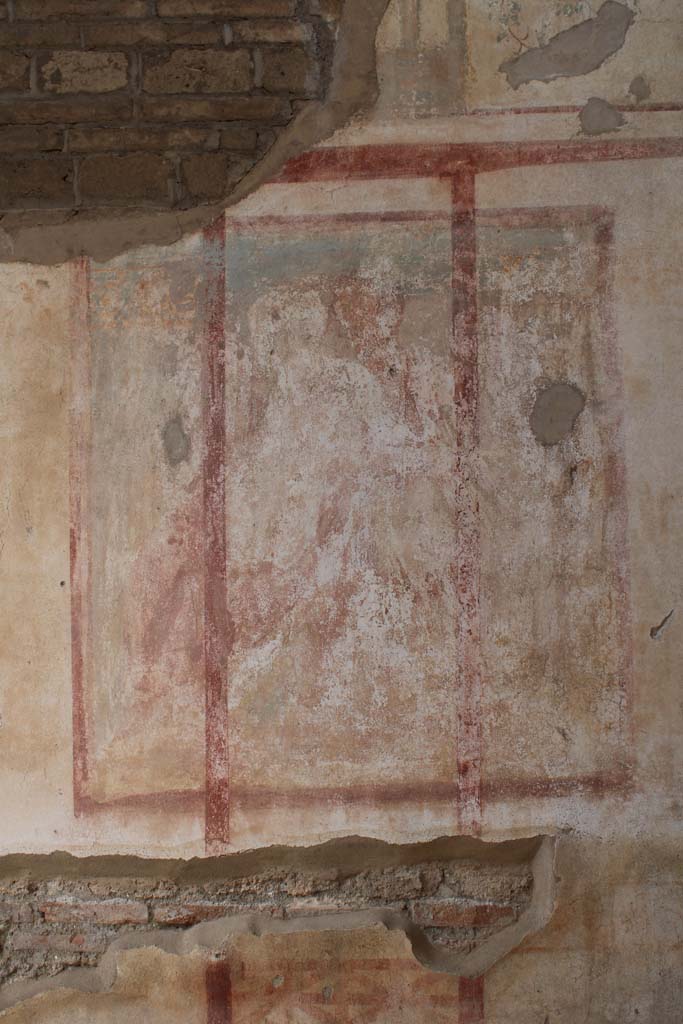 IX.5.2 Pompeii. May 2017. Room ‘c’, detail of central wall painting on north wall.
Foto Christian Beck, ERC Grant 681269 DÉCOR.

