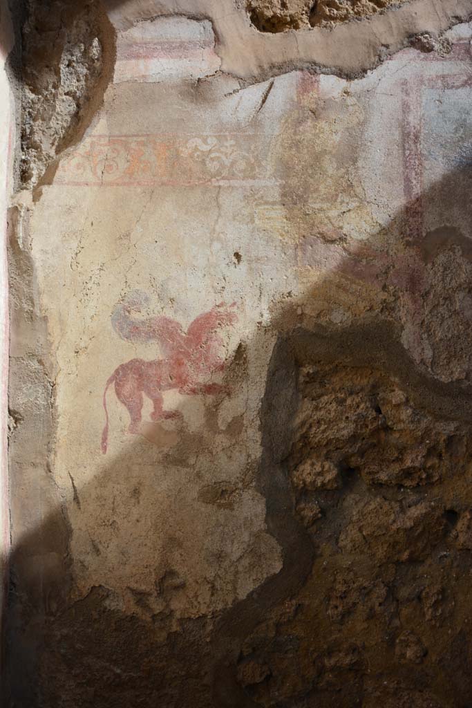 IX.5.2 Pompeii. May 2019. Room ‘c’, central wall painting on east wall.
Foto Christian Beck, ERC Grant 681269 DÉCOR.

