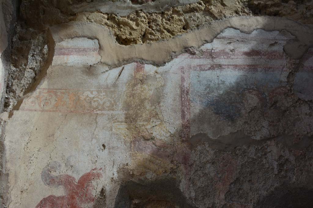 IX.5.2 Pompeii. May 2019. Room ‘c’, detail from central wall painting on east wall.
Foto Christian Beck, ERC Grant 681269 DÉCOR.

