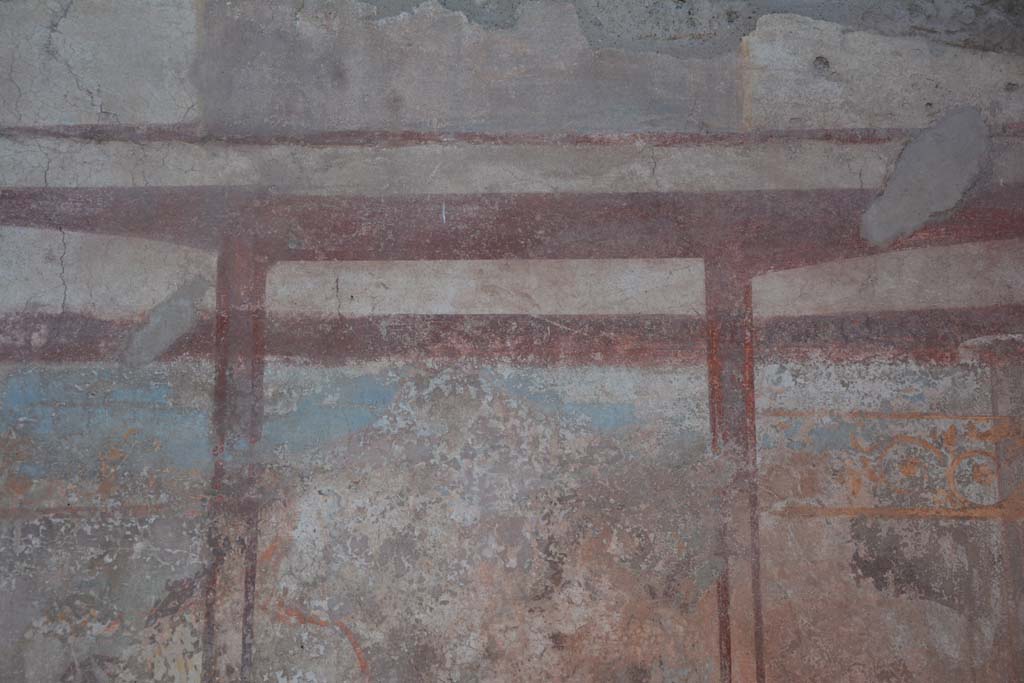 IX.5.2 Pompeii. May 2017. Room ‘c’, detail of painted decoration on upper south wall. 
Foto Christian Beck, ERC Grant 681269 DÉCOR.
