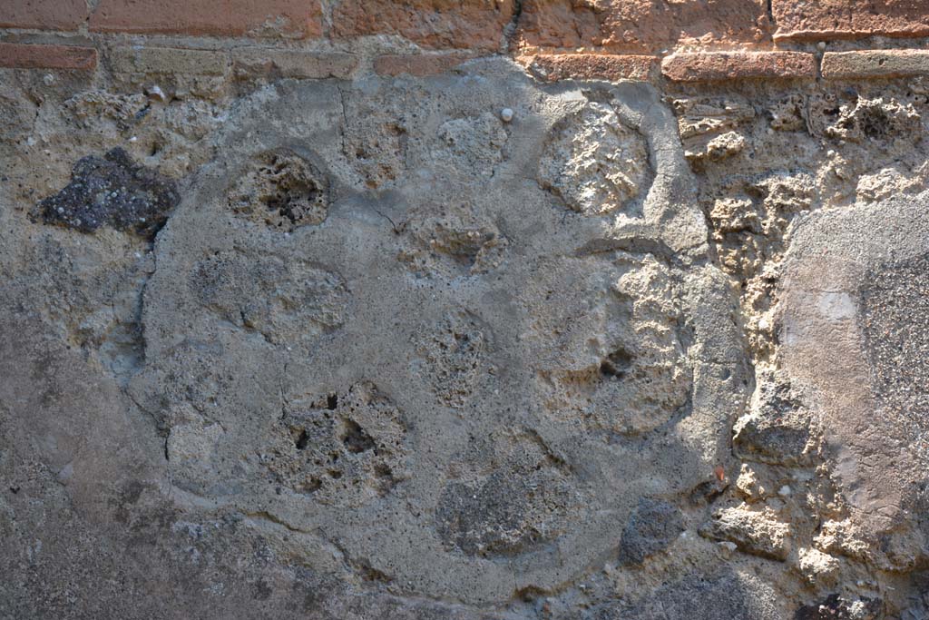 IX.5.2 Pompeii. May 2017. Room ‘g’, detail from upper north wall. 
Foto Christian Beck, ERC Grant 681269 DÉCOR.
