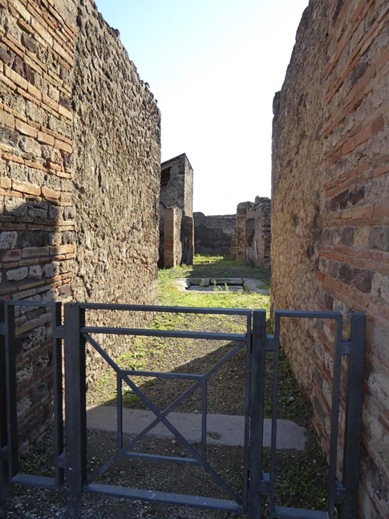IX.5.2 Pompeii. January 2017. Looking south through entrance doorway.
Foto Annette Haug, ERC Grant 681269 DÉCOR.

