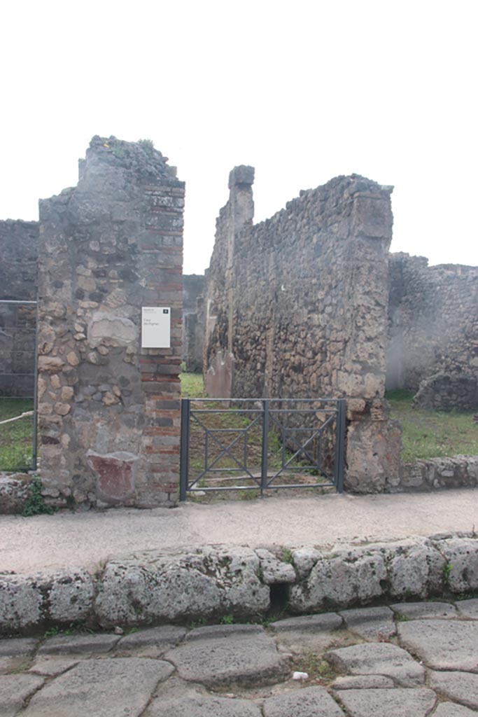 IX.5.9 Pompeii, October 2023. 
Looking south to entrance doorway. Photo courtesy of Klaus Heese. 
