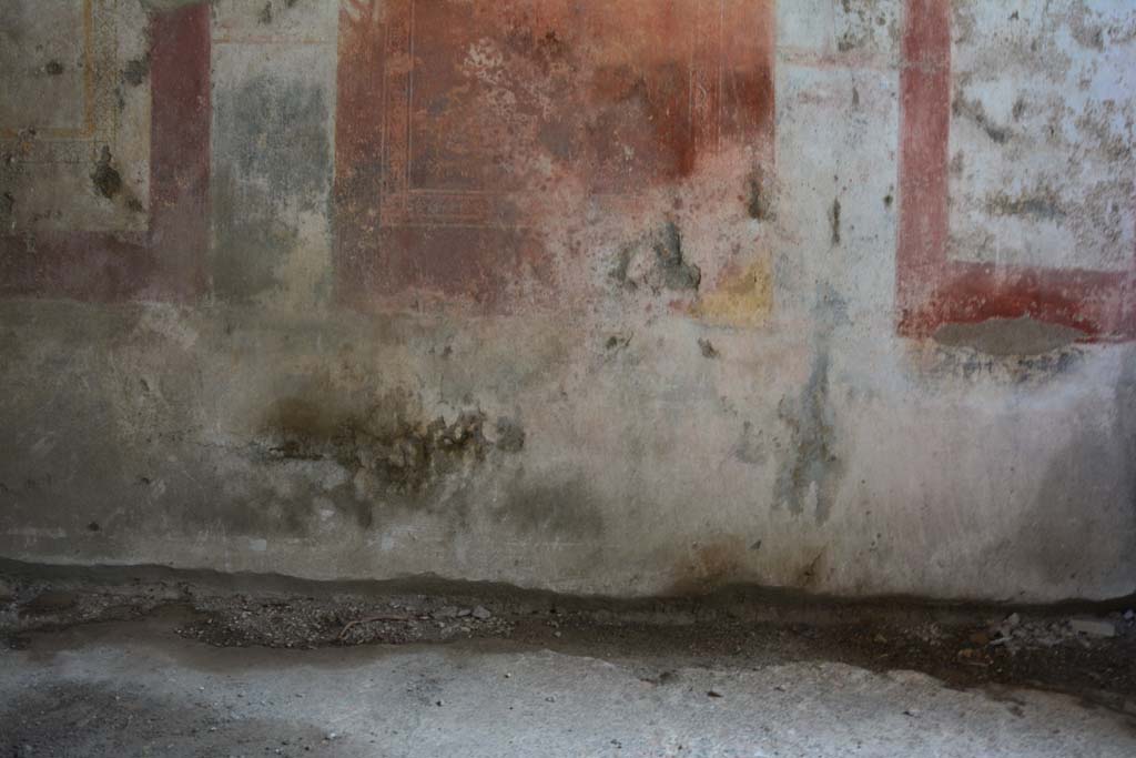 IX.5.11 Pompeii. March 2017. Room f, detail of zoccolo below central panel on north wall.
Foto Christian Beck, ERC Grant 681269 DCOR.
