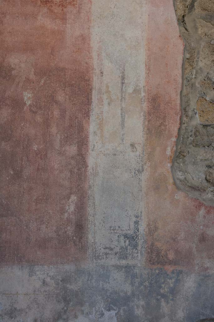 IX.5.11 Pompeii. May 2017. Room e, detail from west wall on south side of central panel.  
Foto Christian Beck, ERC Grant 681269 DCOR.

