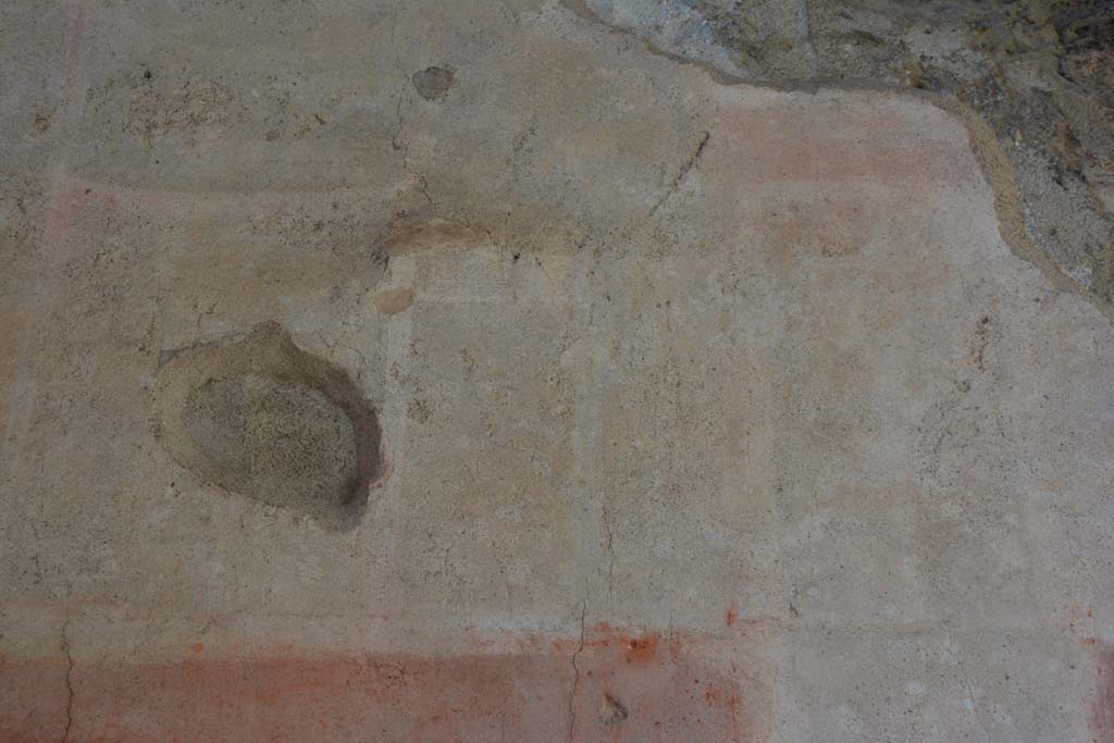 IX.5.11 Pompeii. May 2017. Room e, detail from upper north wall towards east end. 
Foto Christian Beck, ERC Grant 681269 DCOR.

