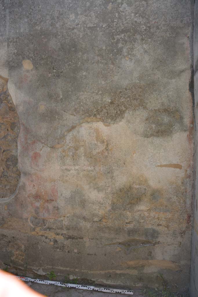 IX.5.11 Pompeii. May 2017. Room d, detail from west wall at north end.
Foto Christian Beck, ERC Grant 681269 DCOR.
