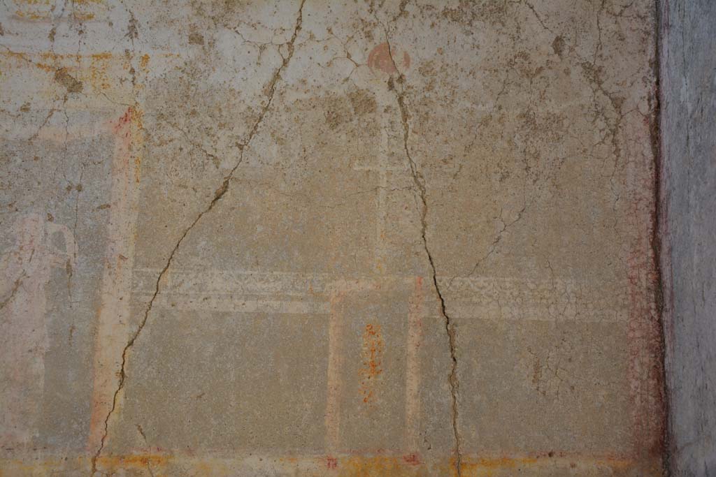 IX.5.11 Pompeii. May 2017. Room g, detail from upper north wall in north-east corner.
Foto Christian Beck, ERC Grant 681269 DCOR.
