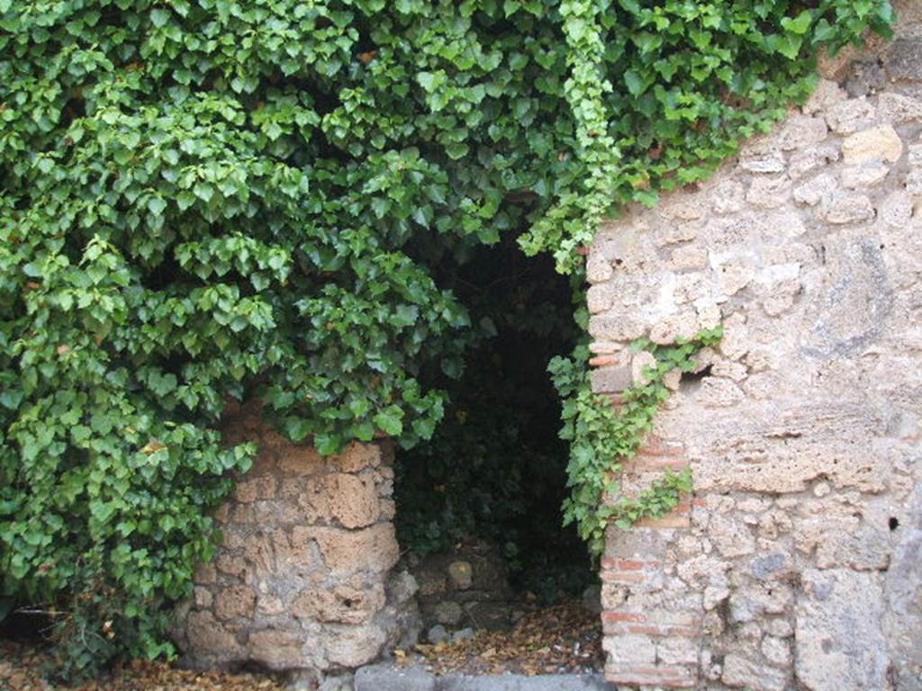 IX.7.17 Pompeii. May 2005. Entrance doorway, looking east.