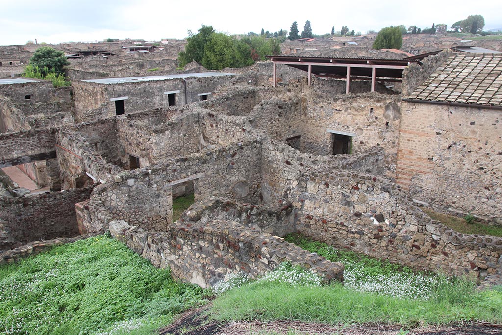 IX.7.19 Pompeii. October 2024. Looking north-west from rear. Photo courtesy of Klaus Heese.