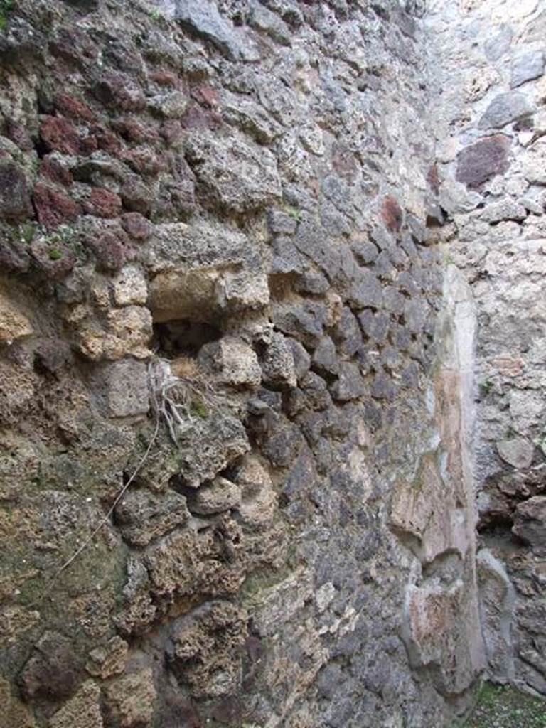 IX.9.c Pompeii.  March 2009.  Cubiculum.  West wall.