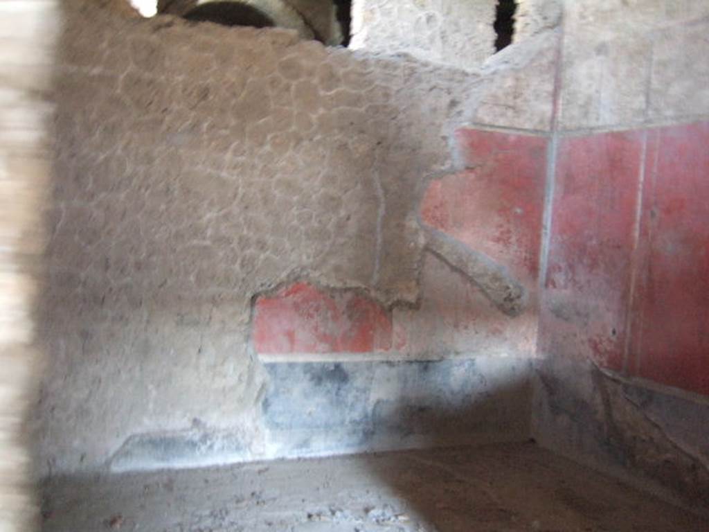 Villa of Mysteries, Pompeii. May 2006. Room 14 cubiculum, east wall.