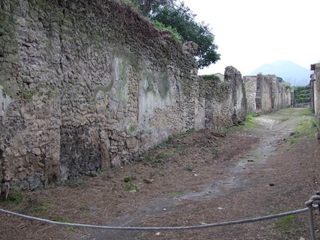 Vicolo di Giulia Felice. West side. Looking north. December 2006.