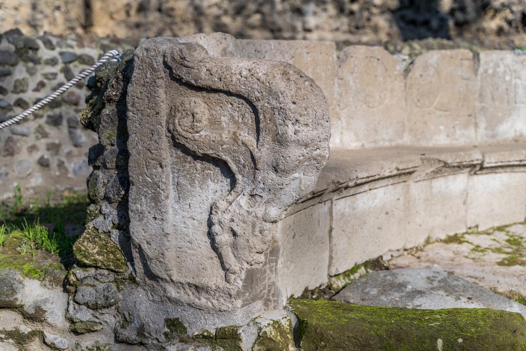 SGF Pompeii. January 2023. North end of schola tomb. Photo courtesy of Johannes Eber.