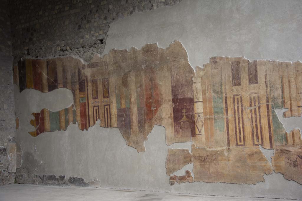 Oplontis Villa of Poppea, March 2019. Room 5, looking towards east wall of atrium. 
Foto Annette Haug, ERC Grant 681269 DÉCOR.
