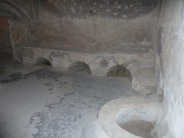 Oplontis, September 2011. Room 7, looking south-east across the kitchen. Photo courtesy of Michael Binns.