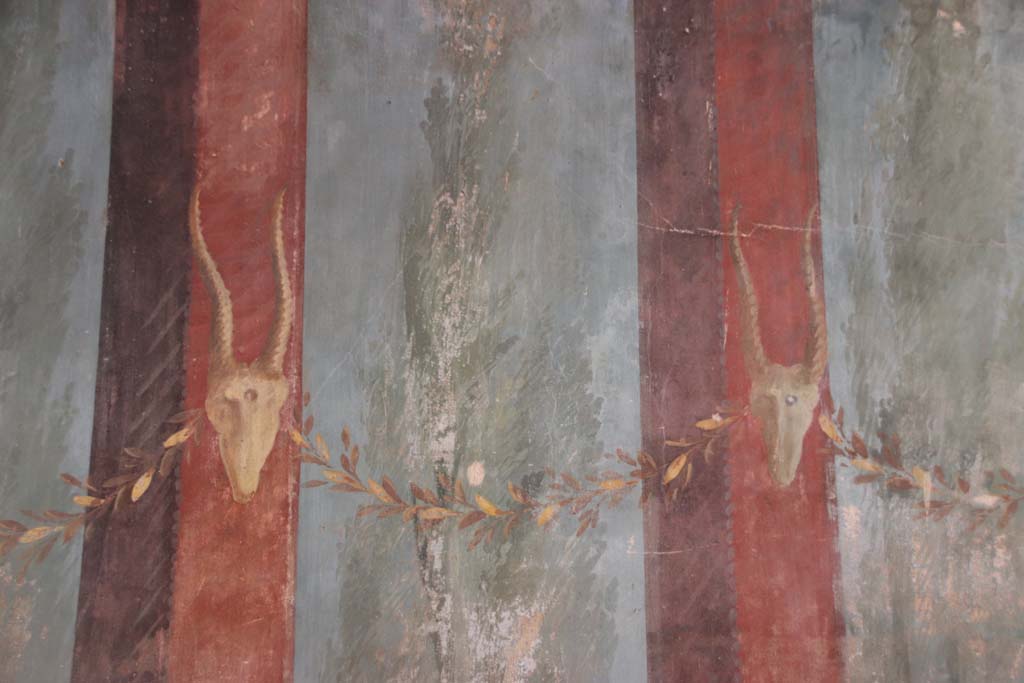 Oplontis, May 2010. Room 15, painted north end of east wall. Photo courtesy of Buzz Ferebee.