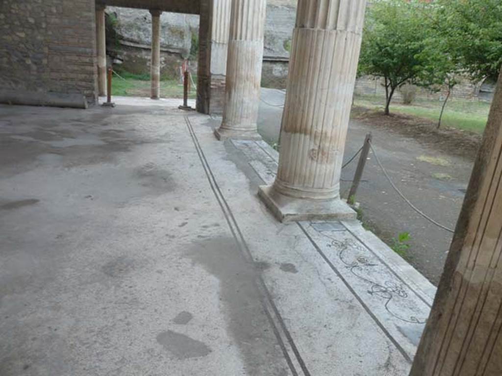 Oplontis, September 2015. Room 21, looking west across north side of room.