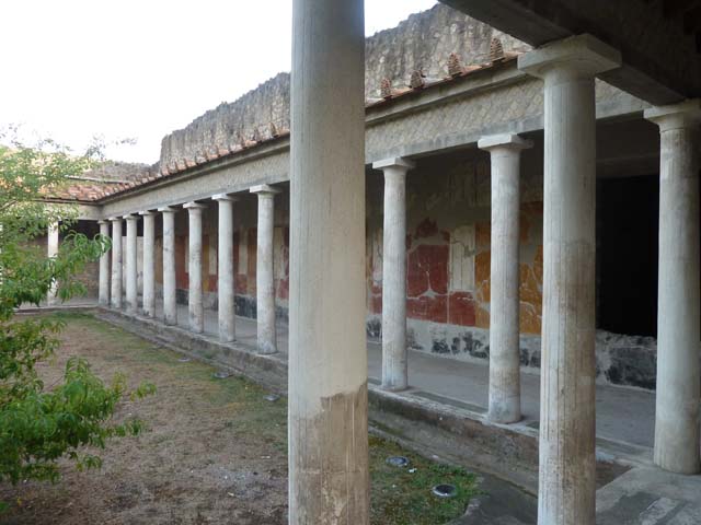 Oplontis Villa of Poppea, April 2018. East portico 34, looking south-east. Photo courtesy of Ian Lycett-King. 
Use is subject to Creative Commons Attribution-NonCommercial License v.4 International.
